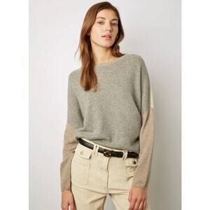 Gerard Darel Colorblock Lovana Cashmere Sweater Jumper 2